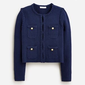 NWT J.Crew Odette Sweater Lady Jacket